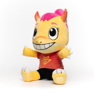 Front sitting view of Zappy Plush from Run Monster Run