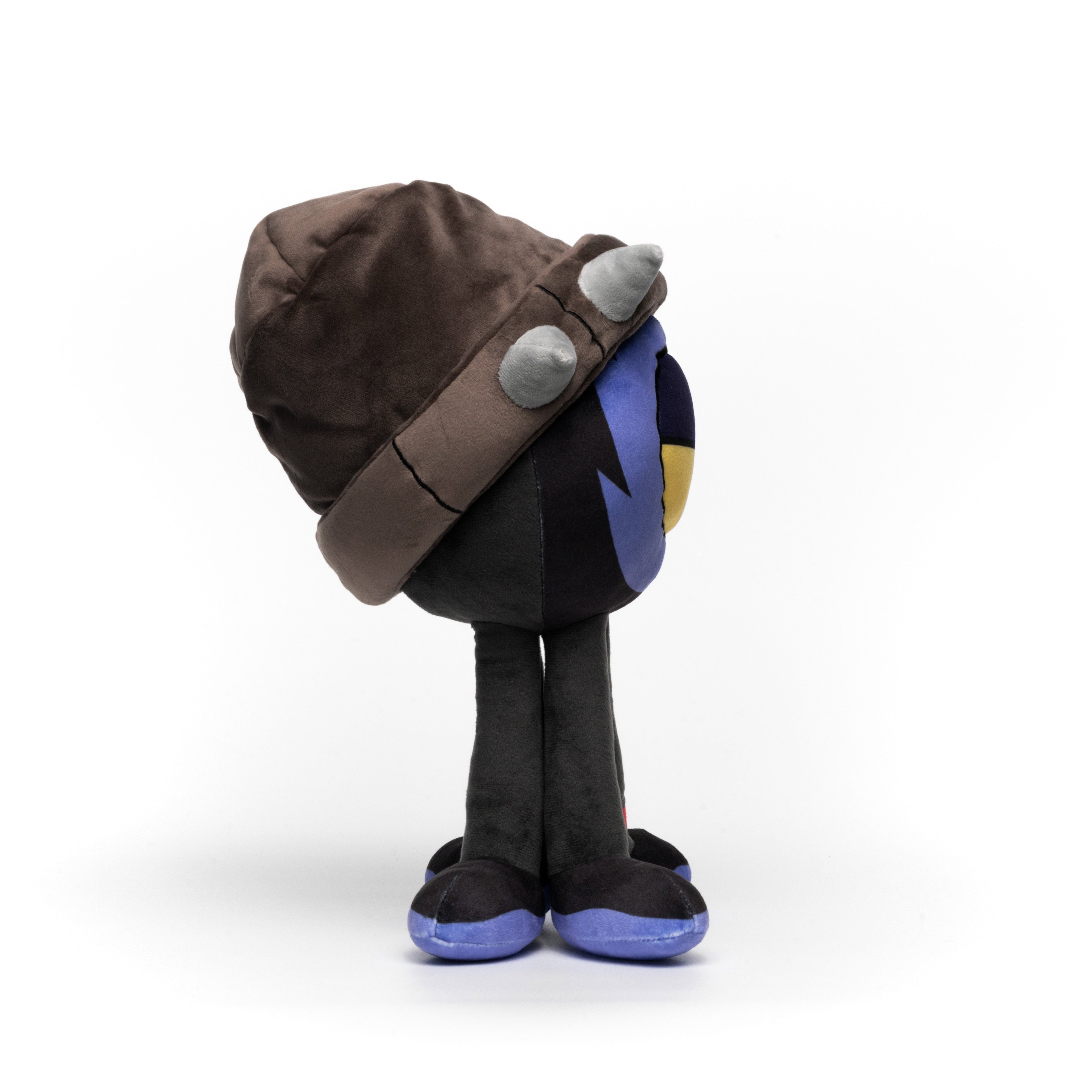 Angled view of Gloom Plush by Run Monster Run