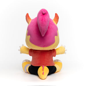 Back view of Zappy Plush from Run Monster Run