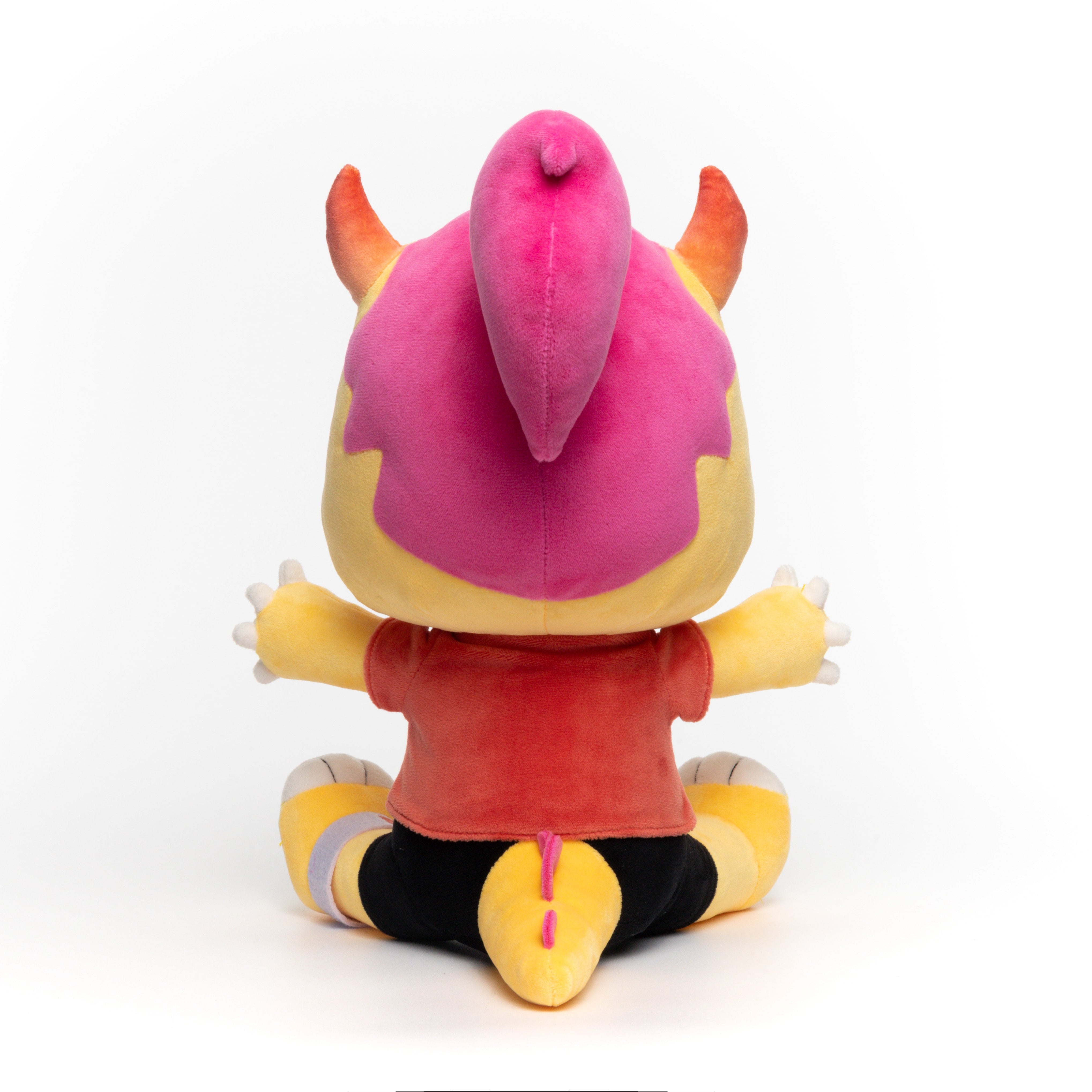 Back view of Zappy Plush from Run Monster Run